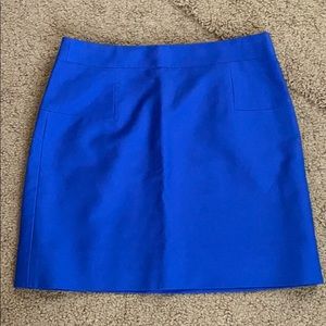 Brand new blue jcrew skirt